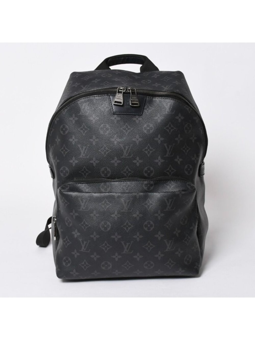 Louis Vuitton Apollo Backpack Monogram Eclipse Black Dark Gray Metal